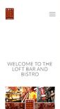 Mobile Screenshot of loftbarandbistro.com